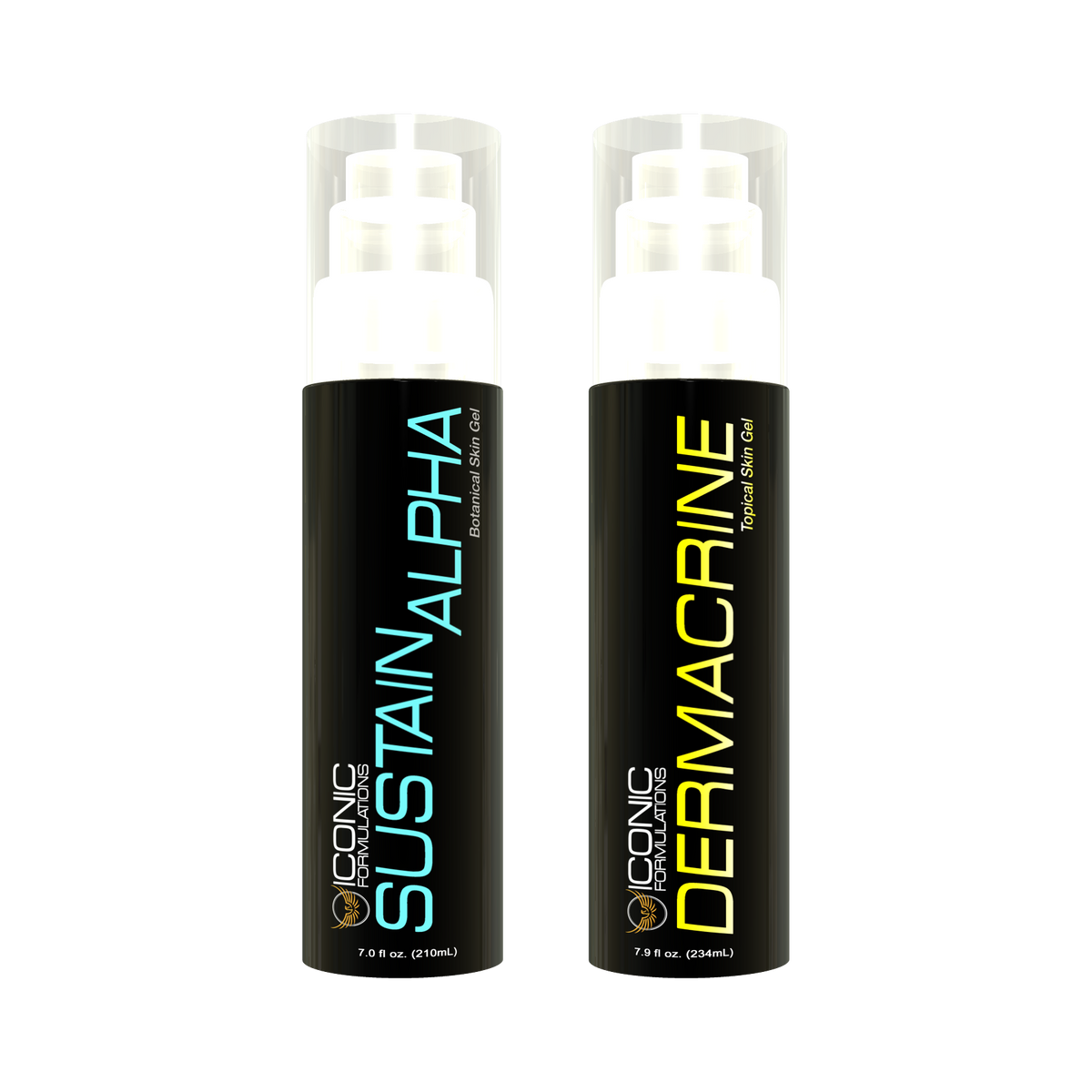Dermacrine Sustain Alpha 2 Bottle Stack